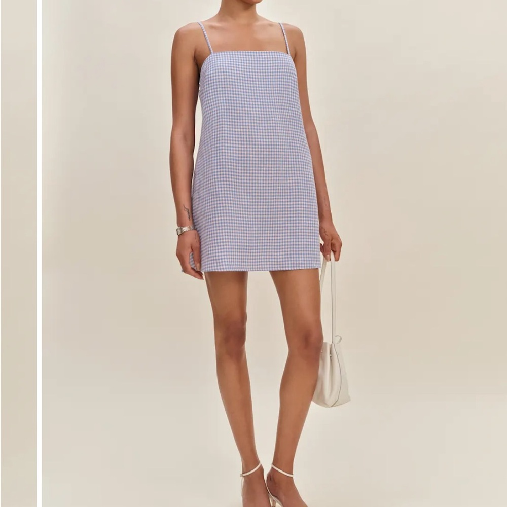 Reformation Aubree Linen Dress